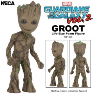 Figura Baby Groot NECA Tamaño real Guardianes de la Galaxia Vol. 2 25cm