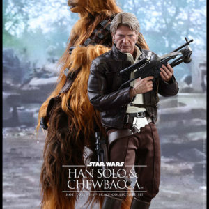 Figuras Chewbacca Han Solo Hot Toys Deluxe Set Episodio VII escala 1/6