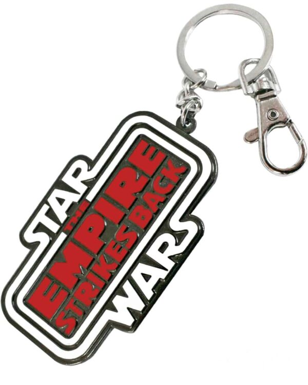 Llavero Mosquetón Star Wars The Empire Strikes Back El Imperio Contraataca Logo 5 cm