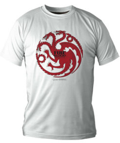 Camiseta Blanca Juego de Tronos Targaryen