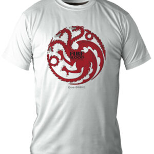 Camiseta Blanca Juego de Tronos Targaryen
