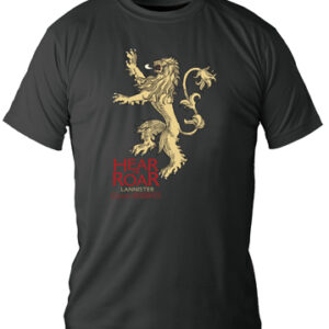 Camiseta Negra Juego de Tronos Lannister Chico