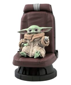 Star Wars The Mandalorian Estatua Premier Collection 1/2 The Child in Chair 30 cm