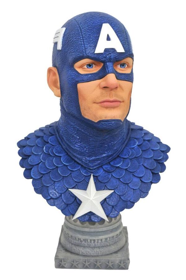 Marvel Comics Legends in 3D Busto 1/2 Captain America 25 cm