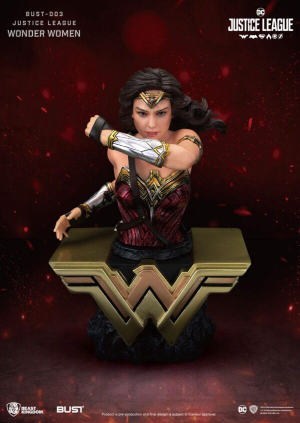 Justice League Busto PVC Wonder Woman 15 cm