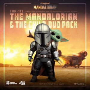 Star Wars The Mandalorian Figuras Egg Attack Action The Mandalorian & The Child 7 - 17 cm