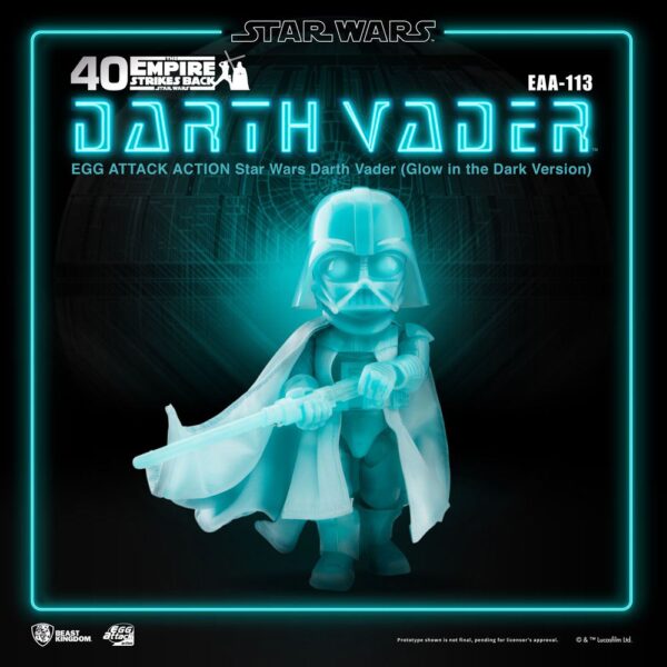 Star Wars Egg Attack Figura Darth Vader Glow In The Dark Ver. 16 cm