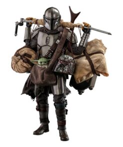Star Wars The Mandalorian Pack de 2 Figuras 1/6 The Mandalorian & Grogu Deluxe Version 30 cm