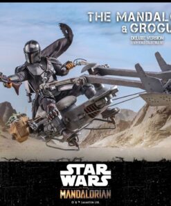 Star Wars The Mandalorian Pack de 2 Figuras 1/6 The Mandalorian & Grogu Deluxe Version 30 cm - Imagen 14