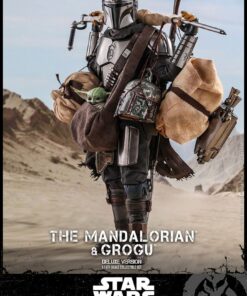 Star Wars The Mandalorian Pack de 2 Figuras 1/6 The Mandalorian & Grogu Deluxe Version 30 cm - Imagen 19