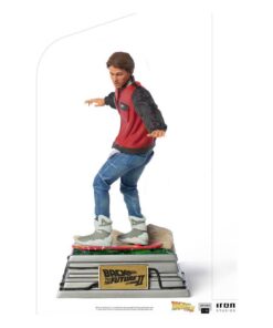 Regreso al Futuro II Estatua 1/10 Art Scale Marty McFly on Hoverboard 22 cm