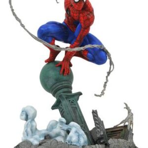 Marvel Comic Gallery Estatua Spider-Man Lamppost 25 cm