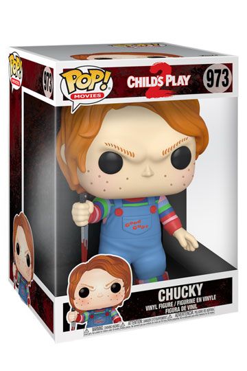 Chucky el muñeco diabólico Super Sized POP! Movies Vinyl Figura Chucky 25 cm 973