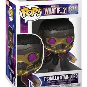 What If...? POP! Marvel Vinyl Figura T'Challa Star-Lord 9 cm 871