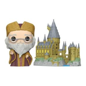 Harry Potter POP! Town Vinyl Figura Dumbledore w/Hogwarts 9 cm