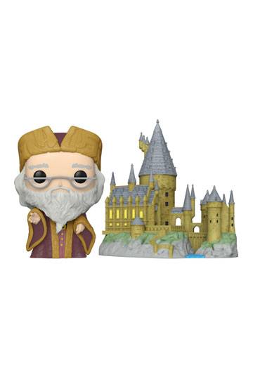 Harry Potter POP! Town Vinyl Figura Dumbledore w/Hogwarts 9 cm
