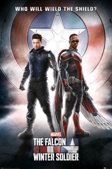 The Falcon and the Winter Soldier Póster Wield The Shield 61 x 91 cm
