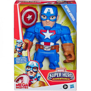 Figura Mega Mighties Capitan America Marvel 25cm