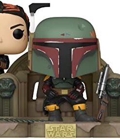 The Mandalorian Pack de 2 POP Moment! Vinyl Figuras Boba Fett & Fennec Shand 9 cm 486