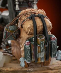 Star Wars The Mandalorian Estatua 1/10 Deluxe Art Scale Mandalorian on Speederbike 18 cm - Imagen 8