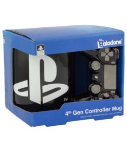 Taza 3D Playstation Mando 4TH Gen Negro