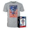 Marvel POP! Tees Camiseta Captain America