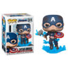 Figura POP Marvel Vengadores Endgame Capitan America with Broken Shield & Mjolnir 573