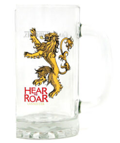 Jarra de Cerveza Cristal Juego de Tronos Lanister Winter is Coming