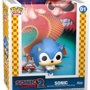 Sonic the Hedgehog 2 POP! Game Cover Vinyl Figura Sonic heo Exclusive 9 cm