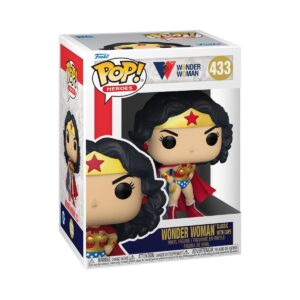 Figura POP Wonder Woman Clásica con Capa Wonder Woman 80th DC 433