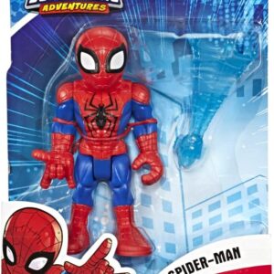 Super Hero Adventures Heroes Marvel Spider Man con tela de araña