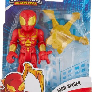 Super Hero Adventures Heroes Marvel Iron Spider con brazos araña