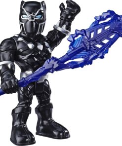 Super Hero Adventures Heroes Marvel Black Panther con arma - Imagen 3