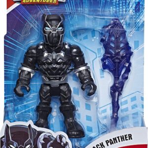 Super Hero Adventures Heroes Marvel Black Panther con arma