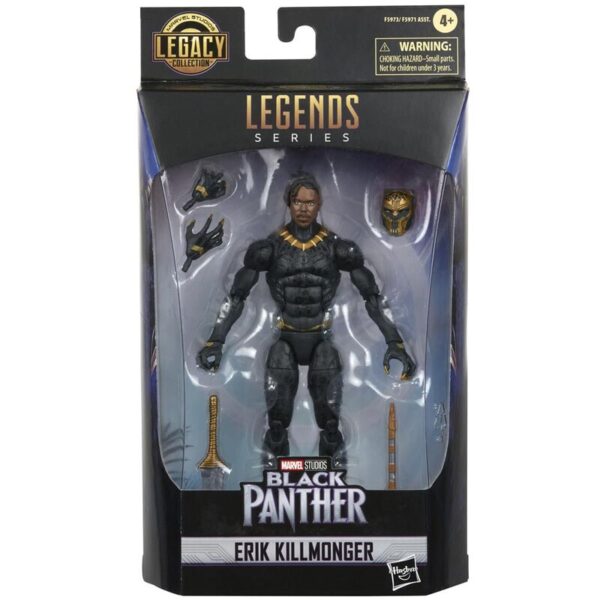 Figura Erik Killmonger Legacy Collection Black Panther Marvel 15cm