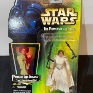 Star Wars The Power of the Force Princess Leia Organa with Laser pistol 1997