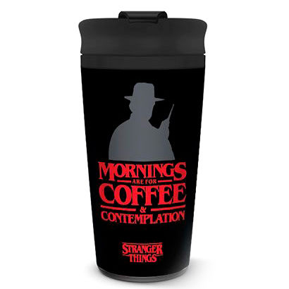 Taza viaje Coffe and Contemplation Stranger Things
