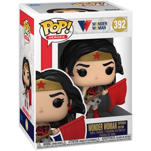 Figura POP DC Comics Wonder Woman 80th Wonder Woman Superman Red Son 392