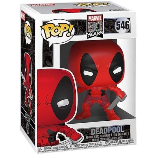 Figura POP Marvel 80th First Appearance Deadpool 546