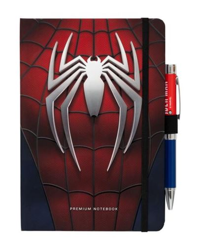 Cuaderno Premium A5 Con Boligrafo Proyector Marvel Spider-man