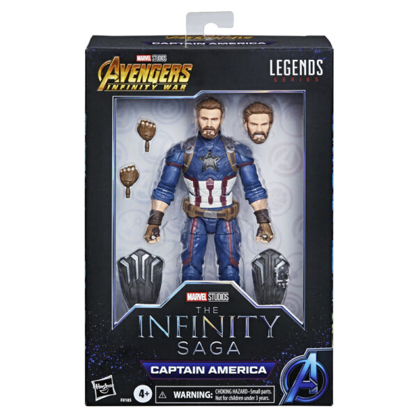 Figura Marvel Los Vengadores Infinity War Capitan America Serie Legends