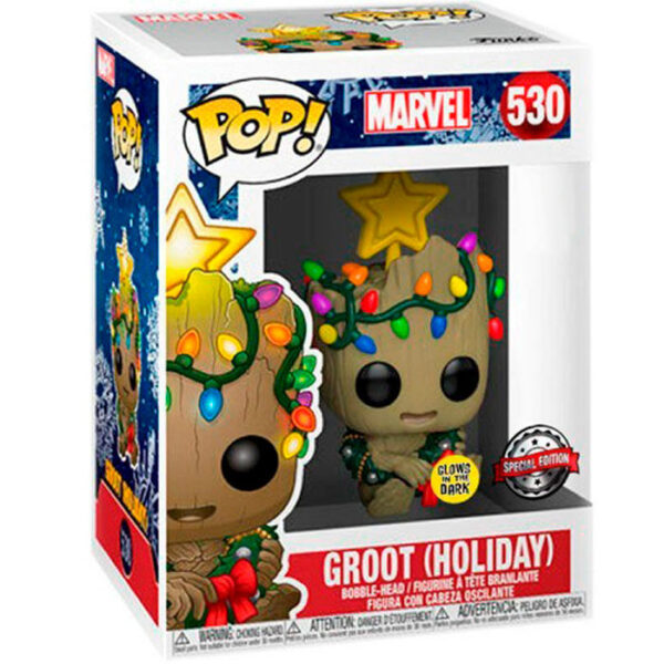 Figura POP Marvel POP Marvel Groot Holiday Christmas Exclusive 530