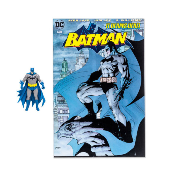 Figura Batman + Comic Batman DC Comics 7cm