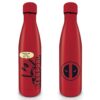Botella metálica Marvel Deadpool tapón