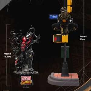 Spider-Man: No Way Home Diorama PVC D-Stage Spider-Man Black and Gold Suit Closed Box Version 25 cm