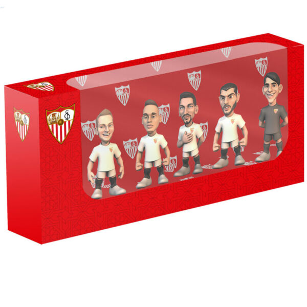 Blister 5 figuras Minix Sevilla FC Club 7cm