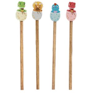 Lápiz con Tope de Goma de Borrar Bebé Dinosaurio